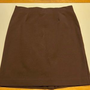 J.Jill Brown ponte skirt
